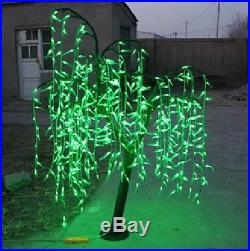 4ft LED Willow Tree Light Holiday/Home Decoration 480pcs LEDs Green Outdoor Use