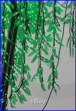 4ft LED Willow Tree Light Holiday/Home Decoration 480pcs LEDs Green Outdoor Use