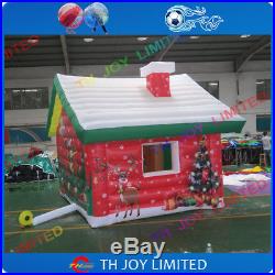 4mLx3mWx3mH design outdoor inflatable santa house christmas santa grotto tent