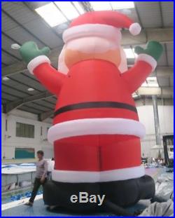 4m giant outdoor christmas inflatable santa claus for advertising large outdoor