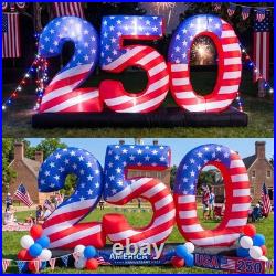 4th of July Inflatable 250th Anniversary LED Blow Up Yard Decor 4th of July Inflatable 250th Anniversary LED Blow Up Yard Decor