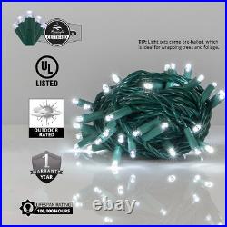 500 LED Christmas Mini Lights, Green Wire 10 Sets of 50 Lights Each 6 Colors