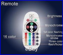 5050 RGB IP67 LED strip + remote control + power 200-230V AC 1m- 50m UK