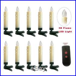 50Pcs LED Christmas Flameless Tree Candle Lights, Wireless, Battery Operated