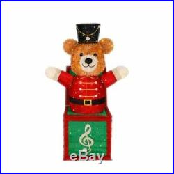 50 Lighted Bear Pop Up Sculpture Christmas Yard Decor (New in Box) FREE SHIP