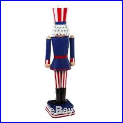 50 Patriotic Nutcracker Statue LED Light Uncle Sam