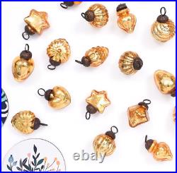 50 Piece Gold Christmas Tree Ornaments Glass, Christmas Tree Decorations Item