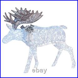50 in. Pre-lit Moose Decoration, Plug-In