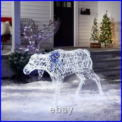 50 in. Pre-lit Moose Decoration, Plug-In 50 in. Pre-lit Moose Decoration, Plug-In