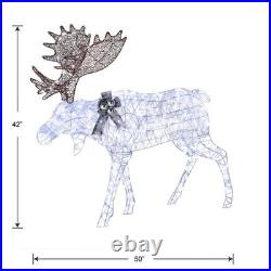 50 in. Pre-lit Moose Decoration, Plug-In 50 in. Pre-lit Moose Decoration, Plug-In