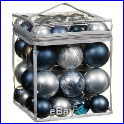 51 Pack Luxury Bauble Value Bag Blue CHRISTMAS TREE DECORATION MEGA PACK