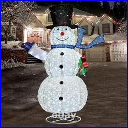 5FT Lighted Christmas Snowman Decorations LED Light for Outdoor Indoor Home O