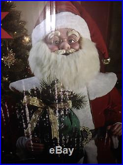 5ft Singing Dancing Santa With Sack Of Presents. 3 Day Sale