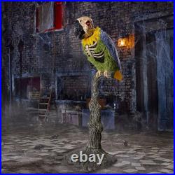 5FT Tall Dead Water Animated Talking & Moving LED Rotwing Parrot NEW