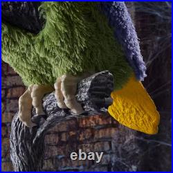 5FT Tall Dead Water Animated Talking & Moving LED Rotwing Parrot NEW