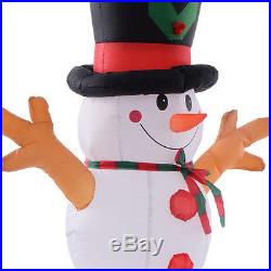 5Ft Airblown Inflatable Christmas Snowman Gemmy Decor Lighted Lawn Yard Outdoor
