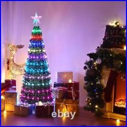5Ft Christmas Tree Decoration Light with 205 LED Bluetooth APP Remote Control