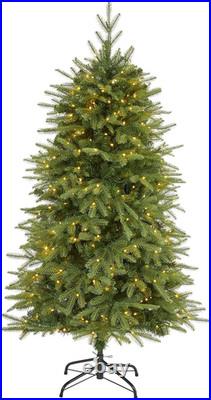 5Ft. Vancouver Fir Natural Look Artificial Christmas Tree with 350 Clear LED Lig