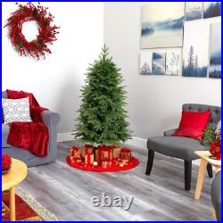 5Ft. Vancouver Fir Natural Look Artificial Christmas Tree with 350 Clear LED Lig