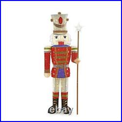 5.2 Ft Tall Nutcracker Soldier Holiday Yard Christmas Decoration Indoor Outdoor