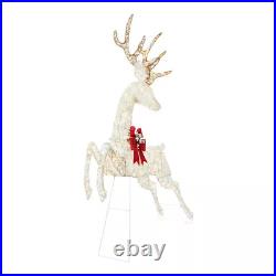 5.5 Ft. Warm White LED Jumping Buck Holiday Yard Decoration Christmas Xmas Gift