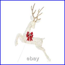 5.5 Ft. Warm White LED Jumping Buck Holiday Yard Decoration Christmas Xmas Gift