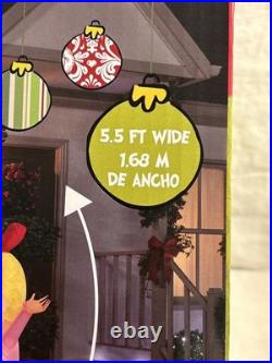 5.5′ Gemmy Airblown Inflatable Animated Grinch & Cindy Lou Teeter Totter 885567