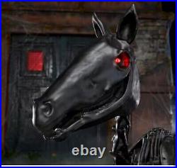 5.5 ft LED Skeleton Pony Halloween Home Depot Horse Home Accents IN HAND