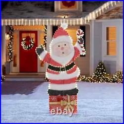 5.5-ft LED Twinkling Santa Yard Christmas Decoration Indoor/Outdoor NEW