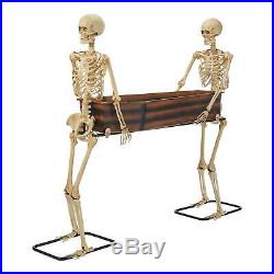 5 Foot Skeleton Duo Carrying Coffin Indoor/Outdoor Scary Halloween Decorations