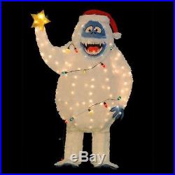 5-Ft LED Lighted Bumble Abominable Snowman Rudolph Reindeer Sculpture Yard Decor