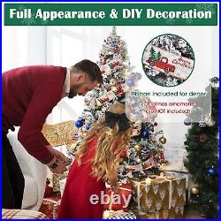 5 Ft White Christmas Tree Artificial with 66FT 200 LED Fairy Lights Xma Decor