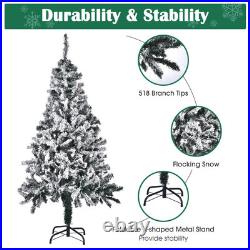 5 Ft White Christmas Tree Artificial with 66FT 200 LED Fairy Lights Xma Decor