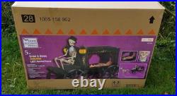 5 ft. Grave & Bones Animated LED Hearse NEW UNOPPENED IN HAND Home Depot 5 ft. Grave & Bones Animated LED Hearse NEW UNOPPENED IN HAND Home Depot