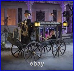 5 ft. Grave & Bones Animated LED Hearse NEW UNOPPENED IN HAND Home Depot 5 ft. Grave & Bones Animated LED Hearse NEW UNOPPENED IN HAND Home Depot
