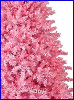 5 ft PINK Christmas Tree Pre-Lit CLEAR Lights w STAND Kylie Jenner