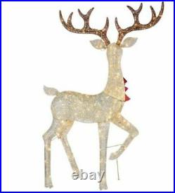 5ft 11 Indoor/Outdoor Christmas Reindeer Family 2 Bucks With 480 LED Lights NEW