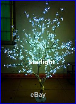 5ft 480pcs LED Cherry Tree Light Wedding Home Decor White Outdoor Christmas Tree