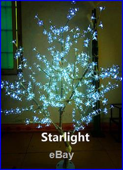 5ft 480pcs LED Cherry Tree Light Wedding Home Decor White Outdoor Christmas Tree