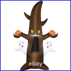 5ft Halloween Inflatable Dead Tree WithPumpkins & Built-in LED For Lawn Patio