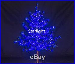 5ft LED Christmas Tree Light with 528pcs LED Bulbs&528pcs Maple Leaf Outdoor Use