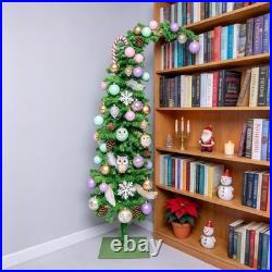 5ft Prelit Green Grinch Christmas Tree Decorations-150 Dual-Color LED Lights
