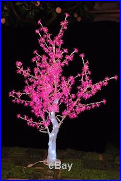 5ft pink LED Crystal Cherry Blossom Tree light Christmas Wedding Outdoor decor