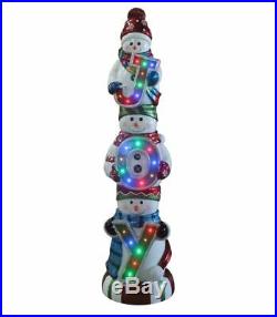 60 Resin Snowman Joy Sign Christmas Holiday Outdoor LED Lighted Decoration