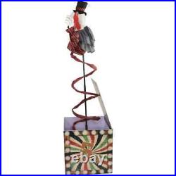 69 in. Jack the Animated Clown in a Box, Indoor or Covered Outdoor Halloween Dec