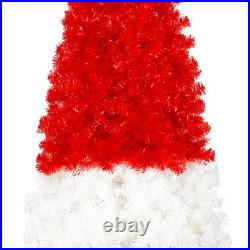 6FT Artificial Christmas Tree with LED Light, Shape Artificial Whimsical Xmas