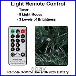 6FT Christmas Tree with 200 LED Lights Quick Pop-up Christmas Tree with Remote