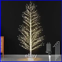 6FT Enchanting Birch Tree with 1300 LED Lights, Twinkle Light White Christmas