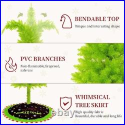 6FT Grinch Christmas Tree with Flexible Branches Green Monster Xmas Decoration 6FT Grinch Christmas Tree with Flexible Branches Green Monster Xmas Decoration