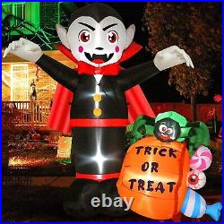 6FT Halloween Inflatable Decoration Vampire Candy Crock, Halloween Blow Up Light